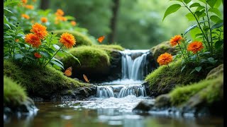 Calming nature water sound for relaxation and relieve stress for sleep study meditation [upl. by Anival]