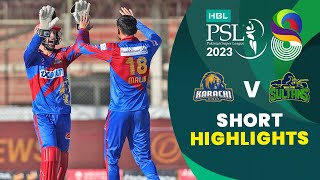 Short Highlights  Karachi Kings vs Multan Sultans  Match 14  HBL PSL 8  MI2T [upl. by Eecak]