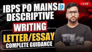 Descriptive Writing for IBPS PO Mains  Essay amp Letter Writing Tricks  English by Varun Chitra Sir [upl. by Ennobe]