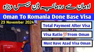 Romania 🇷🇴 Visa Update 2024  Oman To Romania  Romania Embassy New Update [upl. by Temme381]