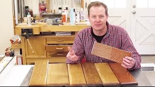 How to Finish Quarter Sawn White Oak and Pop The Figure [upl. by Mercuri]