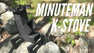 🔥 Cook with Fire 🔥 Minuteman KStove  Wood for Fuel Lots of Heat for Camping Emergencies [upl. by Geoffry]