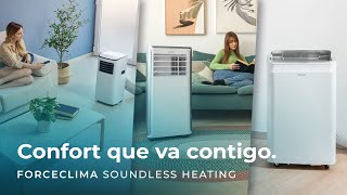 Gama de aires acondicionados portátiles ForceClima Soundless Heating [upl. by Sueddaht]