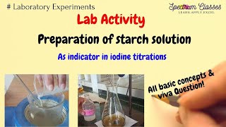 Preparation of starch solution  Starch solution preparation  Preparation of Lyophilic sol  viva q [upl. by Nicolette]