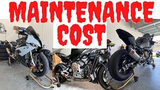 2020  2022 BMW S1000RR Maintenance Cost for the K67 Model [upl. by Terti811]