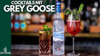 Einfache WODKA Cocktails mit GREY GOOSE 🦢 [upl. by Hayashi]