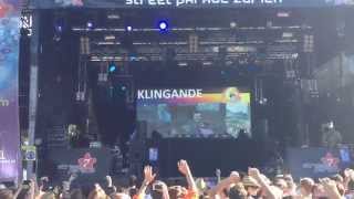 Klingande  Riva LIVE Street Parade Zurich 2015 HQ [upl. by Ahtamas]