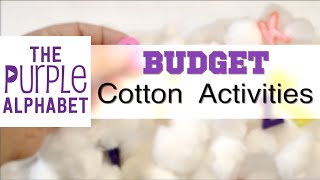 5 Budget Cotton Ball Activities  Cheap and Easy [upl. by Nyvets359]