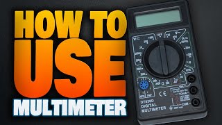 DT830B  How to use a Digital Multimeter to test VoltageCurrent and Resistance [upl. by Seidule]