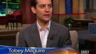 SpiderMans Tobey Maguire CBS News [upl. by Namzzaj]