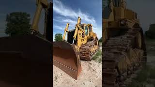 How to Operate a Caterpillar D9 Bulldozer [upl. by Ahseyi602]