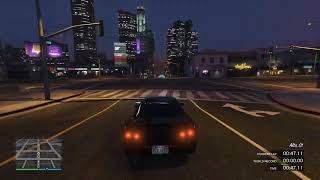 GTA V Time Trial Stock Market CrashAnnis Elegy Retro Custom R32R33 Skyline GTR [upl. by Trisa]