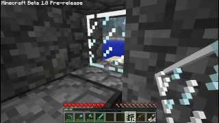 Minecraft Tutorial  How To Make Glass Panes [upl. by Natassia286]