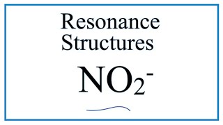 Resonance Structures for NO2 Nitrite ion [upl. by Atiuqa777]