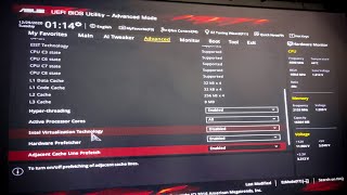 How to enable virtualization on Asus UEFI bios [upl. by Adeline]