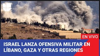 Edición Digital Se intensifica el conflicto en Medio Oriente Israel lanza ofensiva militar [upl. by Eelame]