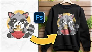 Easily Create Realistic TShirt Mockups in Photoshop [upl. by Gusta]