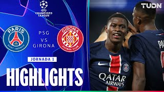 HIGHLIGHTS  PSG vs Girona  UEFA Champions League 2024  TUDN [upl. by Guarino764]