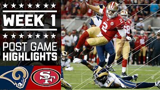 Rams vs 49ers  NFL Week 1 Game Highlights [upl. by Vahe]