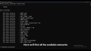 Hack any WIFI password with CMD commands in 1 minute [upl. by Bertasi]