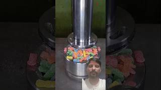 Candy crush with hydraulic prees  satisfying hydraulicpress crushing [upl. by Nathanson]