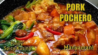 How to Cook Pork Pochero  Tasty Pucherong Baboy Recipe [upl. by Ethan848]