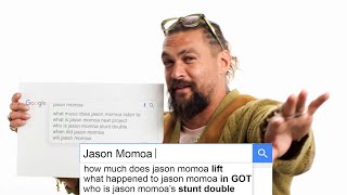 Jason Momoa Answers the Webs Most Searched Questions  WIRED [upl. by Marleen]