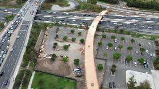 Bike Path Trail Overpass Construction at Jeffrey RdI5 As of September 20 2024 [upl. by Iosep859]