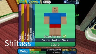 New Shitass Speedrunner Skin Code in Flood Escape 2 xd Roblox [upl. by Narba]