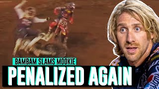 Biggest PENALTY Yet Barcia slams Malcolm Stewart in Salt Lake loses thousands  SLC Supercross [upl. by Oicor]