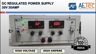 DC REGULATED POWER SUPPLY  30V 30AMP OEMODM INDIA [upl. by Erb]