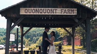 Apple orchard barn wedding at Quontquont Farm in Whately MA [upl. by Mikkanen]