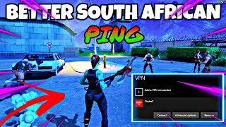 How to IMPROVE your Fortnite ping South Africa ALL PLATFORMS [upl. by Reel710]