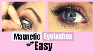 Magnetic Lashes EASY Tutorial [upl. by Ahsertal]