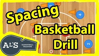 BEST Basketball Spacing Drill [upl. by Anaitsirk644]