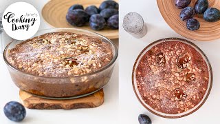 Plum Cake with Chocolate  Plum Recipe  Easy 5 Minute Plum Cake [upl. by Lumpkin211]