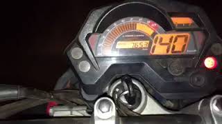 Yamaha FZ16 top speed 144kmpl [upl. by Alyks]