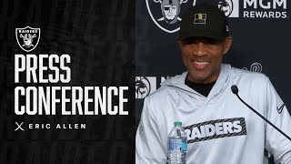 HOF Semifinalist Eric Allen Presser  112524  Raiders  NFL [upl. by Miculek275]