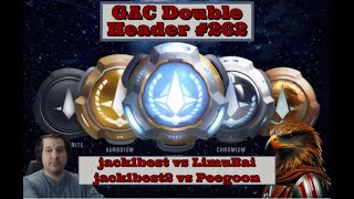 SWGOH GAC Live Taking down the whales 3v3 Double Header 262 [upl. by Farlie857]