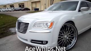 WTW Customs 2011 Chrysler 300C on 26quot Taglio Forgiatos [upl. by Adner]