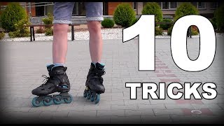 10 TRICKS THAT WILL MAKE YOU A BETTER SKATER  How to rollerblade  inline skating tricks [upl. by Akeimat]