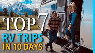 Top 7 Unforgettable RV Trips in the USA In 10 days [upl. by Priest]