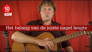 De juiste nagel lengte om gitaar te spelen en tokkelen [upl. by Audwin611]