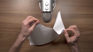 ASMR Ripping and Folding Paper [upl. by Pooh]