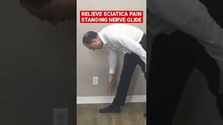 STANDING Sciatica Relief Stretch NERVE GLIDE  Dr Walter Salubro Chiropractor in Vaughan [upl. by Kiona]