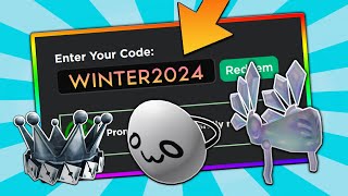 6 NEW CODES ALL 2024 Roblox Promo Codes For ROBLOX FREE Items and FREE Hats UPDATED [upl. by Grand399]