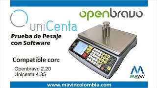 balanza RS232 Openbravo Unicenta POS [upl. by Ytissac587]