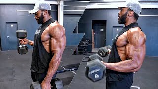 THE BEST BICEPS amp TRICEPS WORKOUT FOR BIGGER ARMS DUMBBELL ONLY [upl. by Neraa]