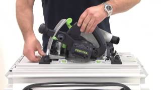 Zagłębiarka Festool TS 55 R EBQ montaż w systemie CMS [upl. by Matta]