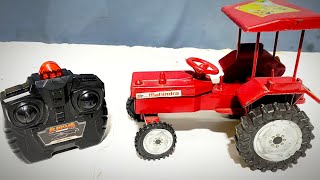 2 minutes satisfying video with mahindra tractor testing  remote control tractor and rctrector [upl. by Amsed]